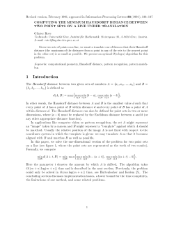TWO POINT SETS ON A LINE UNDER TRANSLATION