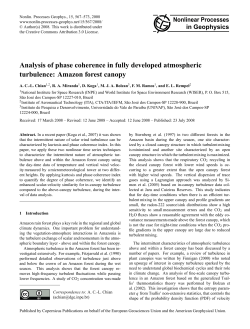 Analysis of phase coherence in fully developed atmospheric