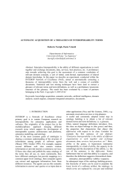 Automatic Acquisition of a Thesaurus of