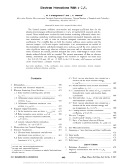 Electron Interactions With c-C4F8