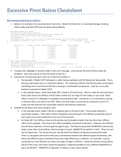 Excessive Pivot Ratios Cheatsheet