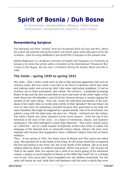 PDF - Spirit of Bosnia