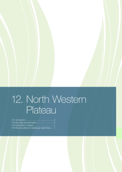12. North Western Plateau