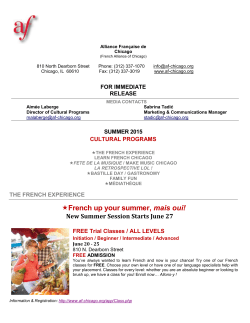 SAVE THE DATE – PRE EVENT EXCLUSEVELY FOR THE PRESS