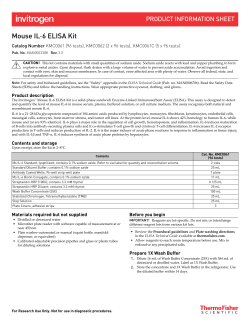 Mouse IL-6 ELISA Kit - Thermo Fisher Scientific