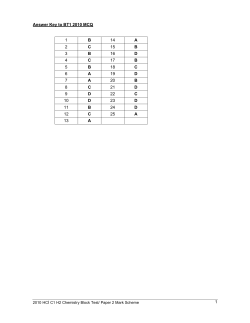 J1 H2 Chemistry MYE Preparation solution
