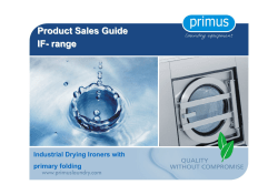 Product Sales Guide IF- range