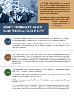 history of housing discrimination against african