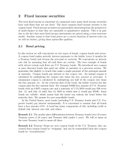 2 Fixed income securities