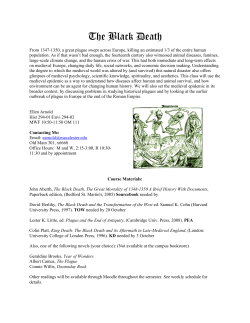 The Black Death - Mister Dan`s Page