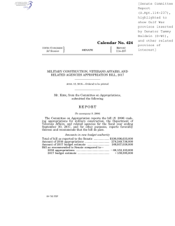 S.Rpt. 114-237 Highlighted - Veterans for Common Sense