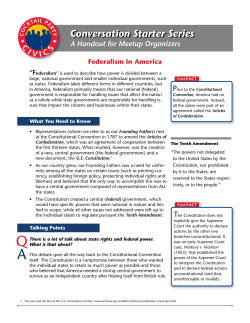 Conversation Starter Series Conversation Starter Series