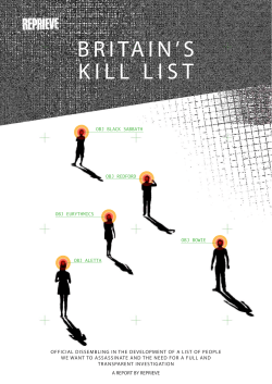 Britain`s Kill List