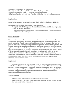 Syllabus - University of Oregon`s English Department