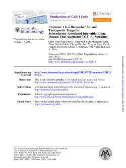 Chitinase 1 Is a Biomarker for and Therapeutic Target in