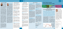 Selected Talks - Max-Planck-Institut f&uuml;r Eisenforschung GmbH