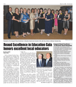 Reaud Excellence in Education Gala honors excellent local educators