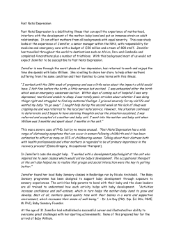 Post Natal Depression