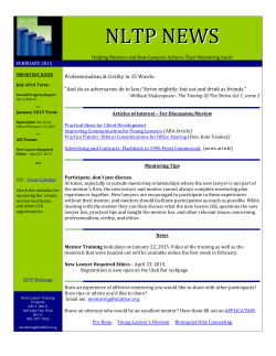 NLTP NEWS - Utah State Bar