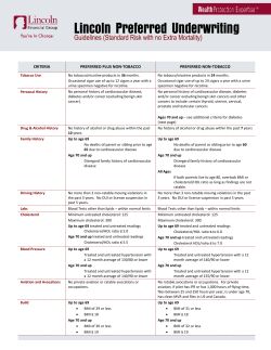 Preferred Criteria Flier - Lincoln Financial Group