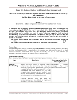Paper 15 - Institute of Cost Accountants of India