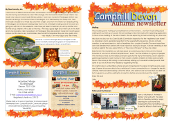Autumn newsletter