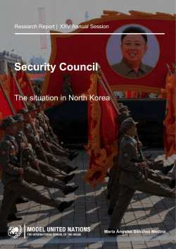 The situation in North Korea