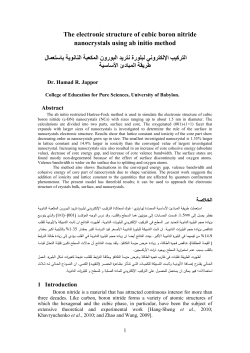 Electronic Structure of Cubic
