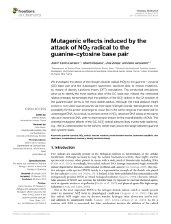 Mutagenic effects induced by the attack of NO2 radical to the