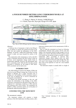 A FOUR HUNDRED METERS LONG UNDERGROUND HLS AT