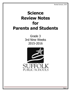 3rd NW Review Notes