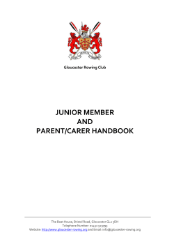 junior member and parent/carer handbook