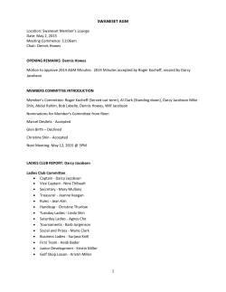 May 2 2015 SBR 2015 AGM