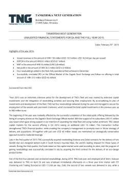Fourth quarter 4q., unaudited, non consolidated, 2015 PDF
