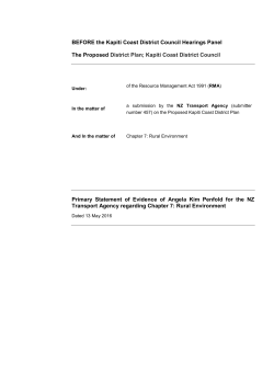 Statement of Rebuttal Evidence of Anthony William Blom for