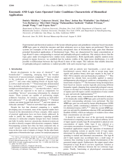 Enzymatic AND Logic Gates: Biomedical