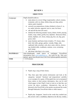 REVIEW 1 Language PROCEDURE