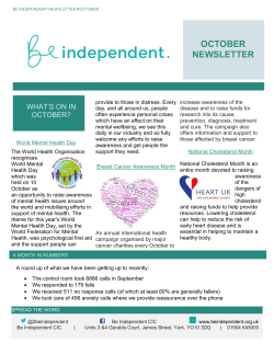 BI Newsletter October 2016