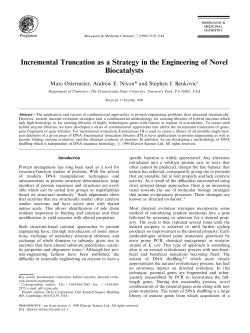 Incremental Truncation as a Strategy in the
