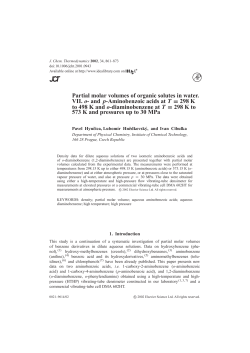 Partial molar volumes of organic solutes in water. VII. o