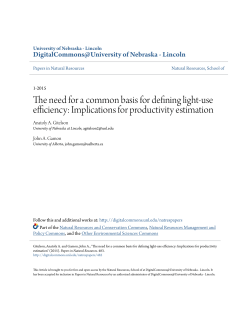 The need for a common basis for defining light