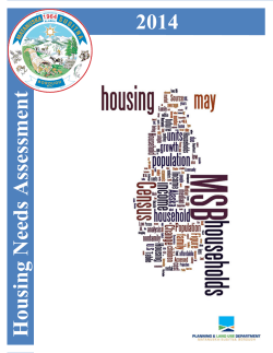 2014 Housing Needs Assessment - Matanuska