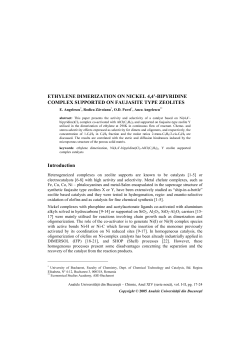 ETHYLENE DIMERIZATION ON NICKEL 4,4`