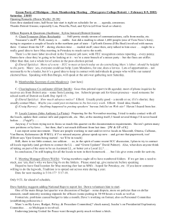 February 2003 - GPMI Membership Meeting Minutes