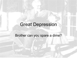 The Great Depression - Lewis