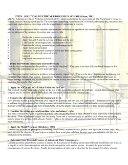 STEPS: Solutions to Ethical Problems in Schools (2001)