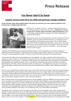 Press Release - Compton Verney