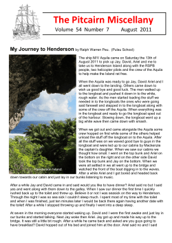 The Pitcairn Miscellany