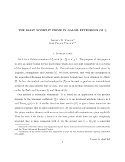 THE LEAST NONSPLIT PRIME IN GALOIS EXTENSIONS OF Q
