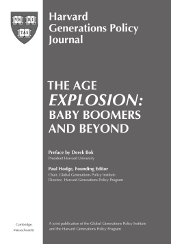The Geopolitics of Global Aging - Global Generations Policy Institute
